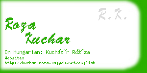 roza kuchar business card